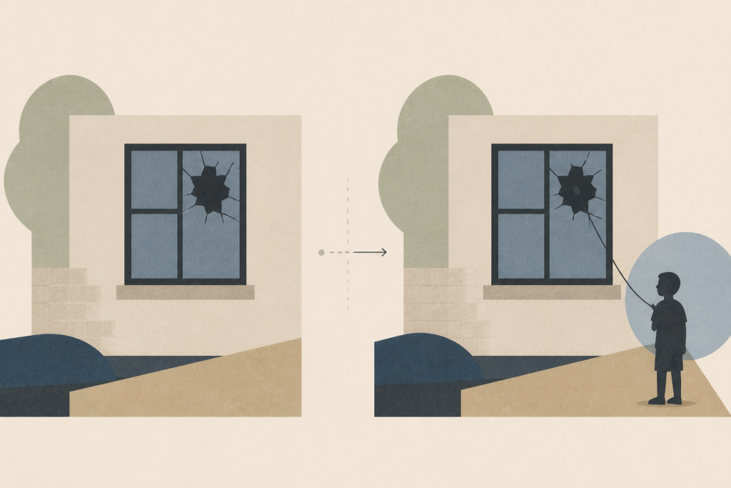 Cause and effect window illustration